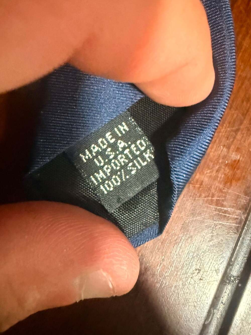 Save the Children Collection Save Our Earth by Whitney Age 8 Silk Necktie Blue - Picture 6 of 6